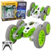 Távirányítású kaszkadőr autó RC lámpák füst sodródás 360° zöld