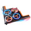 RC távirányítású drón repülő quadcopter LED lámpák alkalmazás