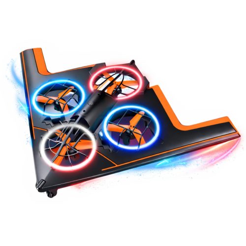 RC távirányítású drón repülő quadcopter LED lámpák alkalmazás