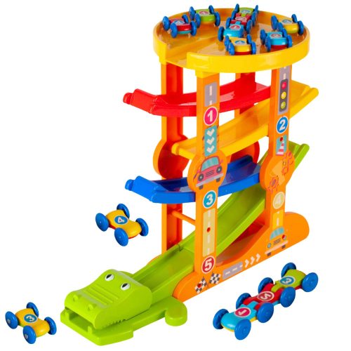 Krokodil autó csúszda egyensúlyozó pálya 5 szint