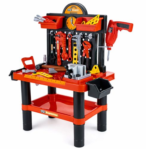 Gyermek Műhely Barkács Asztali Szerszámok Kiegészítők 70 cm