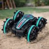 Távirányítású RC kaszkadőr autó úszó türkiz 4x4