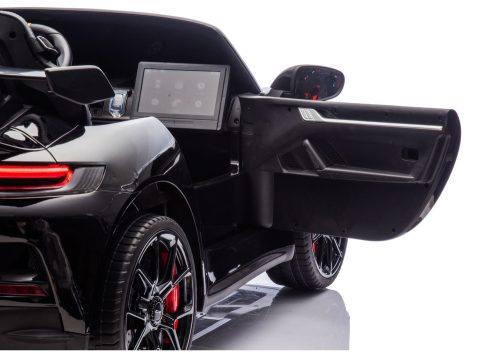 DK-P911 Porsche GT3 fekete fényezésű akkumulátoros autó