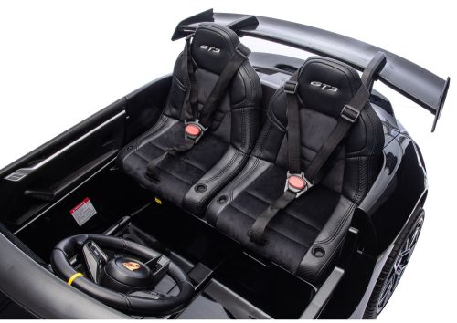 DK-P911 Porsche GT3 fekete fényezésű akkumulátoros autó