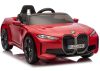 BMW i4 4x4 JE1009 piros elektromos kisautó