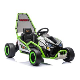 Akkumulátoros Jármű DM-107 24V7 Csendes Motor Zöld