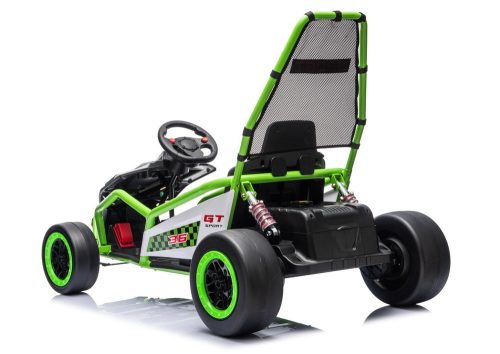 Akkumulátoros Jármű DM-107 24V7 Csendes Motor Zöld