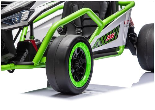 Akkumulátoros Jármű DM-107 24V7 Csendes Motor Zöld