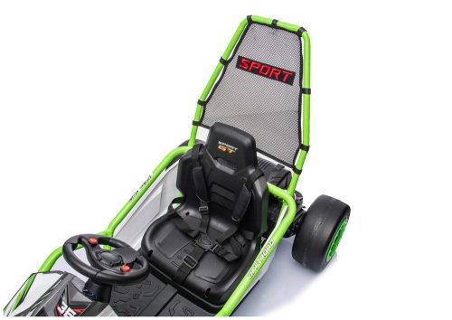 Akkumulátoros Jármű DM-107 24V7 Csendes Motor Zöld