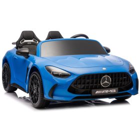   Mercedes GT63 AMG DK-GT63 24V-os akkumulátoros autó, kékre fényezve