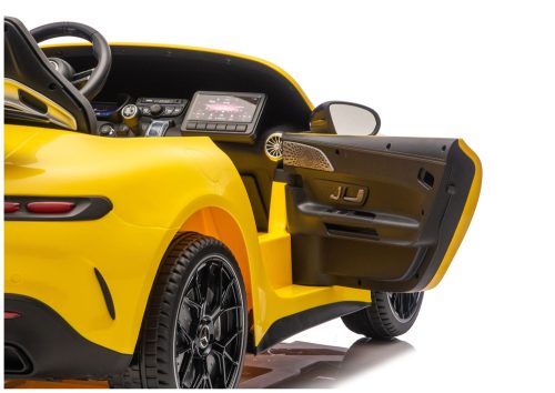 Mercedes GT63 AMG DK-GT63 24V-os akkumulátoros autó, sárga