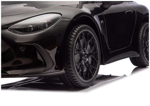 Mercedes GT63 AMG DK-GT63 24V-os akkumulátoros autó csendes motorral, fekete színben