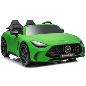   Mercedes GT63 AMG DK-GT63 24V csendes matt zöld motoros akkumulátoros autó