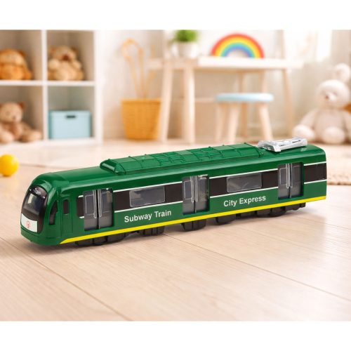 Metro Train City Express nyitó ajtók fényei zöld hangok