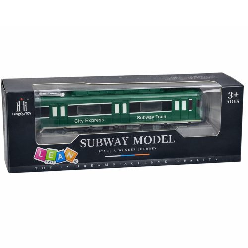 Metro Train City Express nyitó ajtók fényei zöld hangok