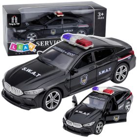   SWAT különleges egység autó nyitó ajtajai meghajtási lámpák fekete hangot adnak