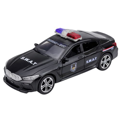SWAT különleges egység autó nyitó ajtajai meghajtási lámpák fekete hangot adnak
