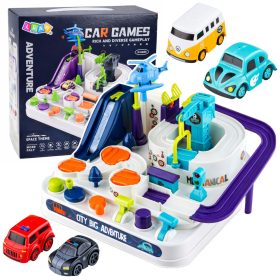   Autós Akadálypálya Interaktív Oktató Parkoló 4 Autónak