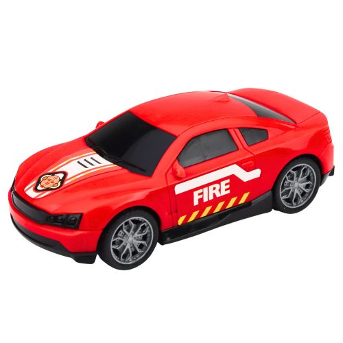 Tűzoltó mentőkészlet, teherautó, vontató, autó, helikopter, fények, hangok