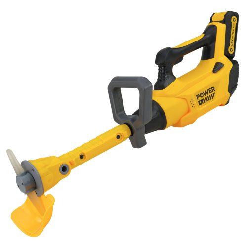 Kerti szegélynyíró gyerekeknek hangos lámpákkal gumi pengével, sárga