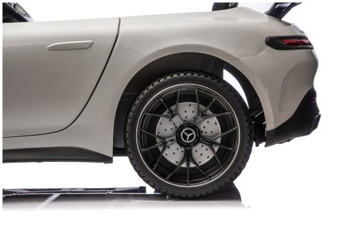 Mercedes GT63 AMG DK-GT63 24V-os akkumulátoros autó, világosszürke