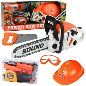   Csináld magad készlet Láncfűrész Sisak Szemüveg Szerszámok Hangok