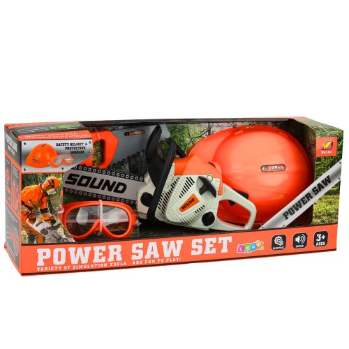 Csináld magad készlet Láncfűrész Sisak Szemüveg Szerszámok Hangok