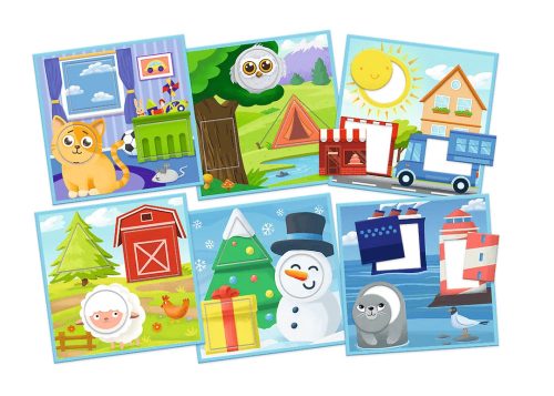 Oktatójáték Színek és Formák ABC Kisgyermekeknek Treflik Családi Trefl 02904