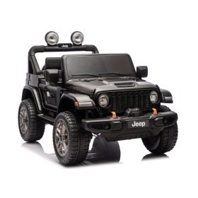   Jeep Rubicon 4x4 DK-JWR556 4x200W 24V fekete akkumulátoros jármű