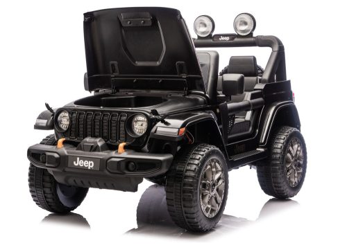 Jeep Rubicon 4x4 DK-JWR556 4x200W 24V fekete akkumulátoros jármű