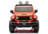Jeep Rubicon 4x4 akkumulátoros jármű DK-JWR556 4x200W 24V narancssárga