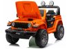 Jeep Rubicon 4x4 akkumulátoros jármű DK-JWR556 4x200W 24V narancssárga
