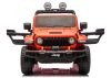 Jeep Rubicon 4x4 akkumulátoros jármű DK-JWR556 4x200W 24V narancssárga
