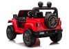 Jeep Rubicon 4x4 DK-JWR556 4x200W 24V piros akkumulátoros jármű