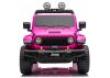 Jeep Rubicon 4x4 akkumulátoros kisautó DK-JWR556 4x200W 24V rózsaszín