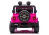 Jeep Rubicon 4x4 akkumulátoros kisautó DK-JWR556 4x200W 24V rózsaszín