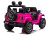 Jeep Rubicon 4x4 akkumulátoros kisautó DK-JWR556 4x200W 24V rózsaszín