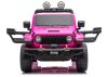 Jeep Rubicon 4x4 akkumulátoros kisautó DK-JWR556 4x200W 24V rózsaszín
