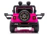 Jeep Rubicon 4x4 akkumulátoros kisautó DK-JWR556 4x200W 24V rózsaszín