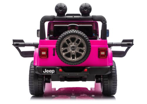 Jeep Rubicon 4x4 akkumulátoros kisautó DK-JWR556 4x200W 24V rózsaszín