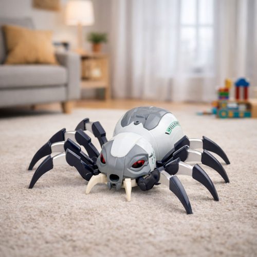 RC távirányítós pókrobot füsthatással, fényekkel és hangokkal