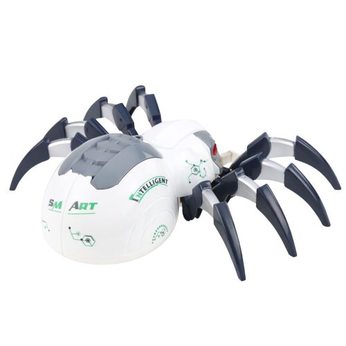 RC távirányítós pókrobot füsthatással, fényekkel és hangokkal