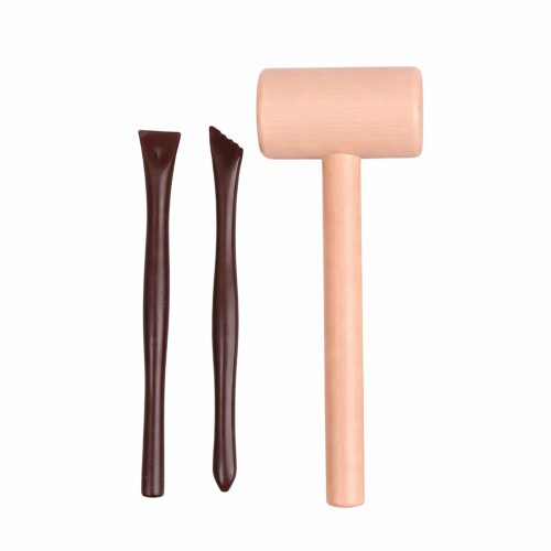 Régészeti készlet ókori egyiptomi ásatások figurái