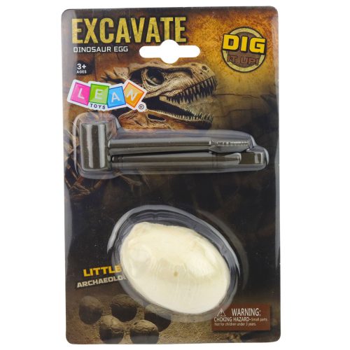 Régészeti ásatási készlet dinoszaurusz tojás figura eszközök