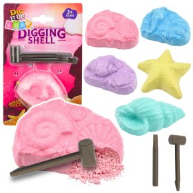   Tengeri régészeti készlet Tengeri fosszíliák Kagylók Eszközök