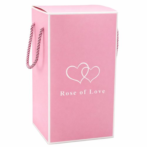 Örök Rózsa Üvegkupolában LED Kristályvilágítás 21,5 x 11 cm