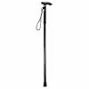 Telescopic Folding Adjustable Aluminum Walking Stick for Seniors Black 85-95cm