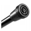 Telescopic Folding Adjustable Aluminum Walking Stick for Seniors Black 85-95cm