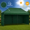 Expressz Kerti Sátor Vendéglátó Pavilon Zöld 3x6 M