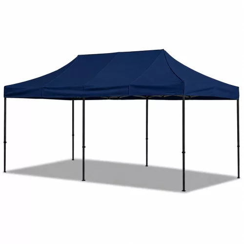 Express Kerti Sátor Catering Kereskedelmi Pavilon Sötétkék 3x6 M